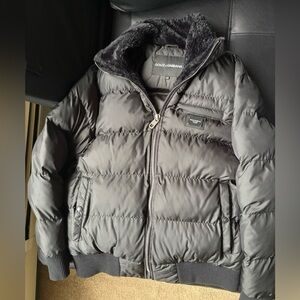 Dolce & Gabbana Gray Puffer Jacket *2020 Limited Edition*